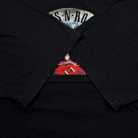 GUNS N' ROSES 1990 SKULL HEART EURO FITS XL 0291