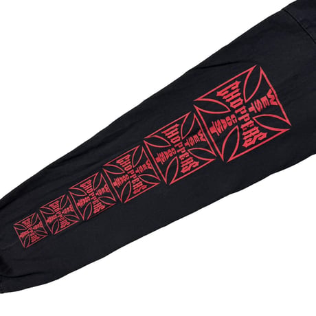WEST COAST CHOPPERS RED CROSS  LONG BEACH CA LS BLACK XL 7518