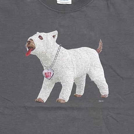 THERE'S SOMETHING ABOUT MARY 1998 DOG Puffy メリーに首ったけ CHARCOAL GILDAN LARGE 4454
