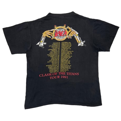 SLAYER CLASH OF THE TITANS TOUR 1991 BROCKUM LARGE 2976