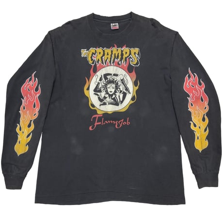 THE CRAMPS FLAME JOB LS FRUIT OF THE LOOM XL 8101