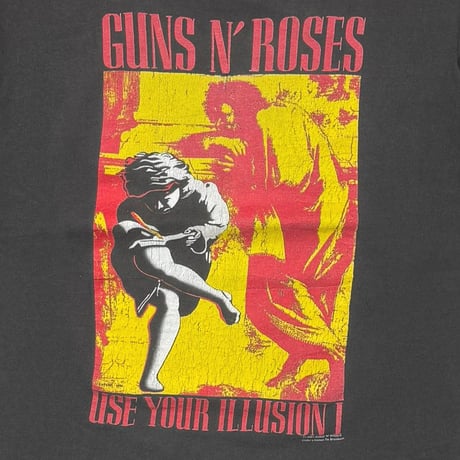 GUNS N' ROSES USE YOUR ILLUSION Ⅰ&Ⅱ 1991 DOUBLE SIDE BROCKUM LARGE 7779