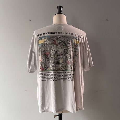 FADE is BEAUTIFUL [No.16] PAUL McCARTNEY THE NEW WORLD TOUR WHITE BROCKUM XL 3632