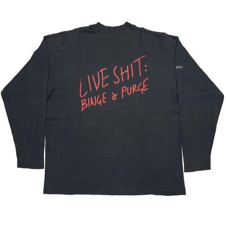 METALLICA LIVE SHIT BINGE & PURGE LS SCREEN STARS XL 3805