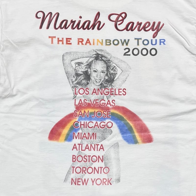 マライアキャリー RAINBOW TOUR 2000年 Tシャツ
