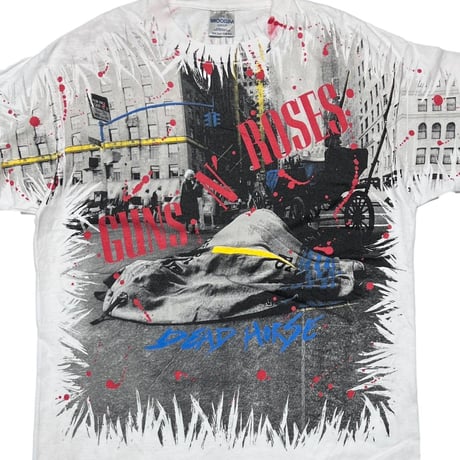GUNS N' ROSES 1992 DEAD HORSE OVP WHITE BROCKUM OSFA FITS XL 7538