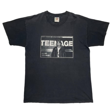 NIRVANA KURT COBAIN TEENAGE PHOTO FRUIT OF THE LOOM LARGE 5743