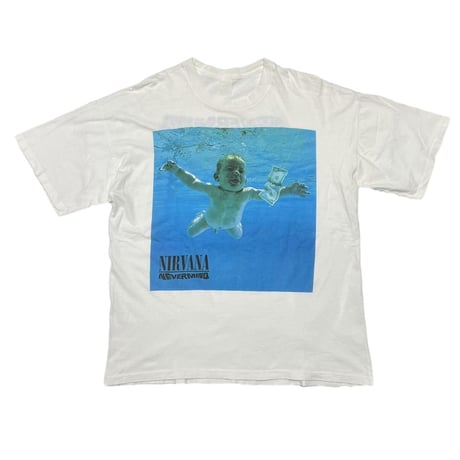 NIRVANA NEVERMIND 90's WHITE FITS XL 5352