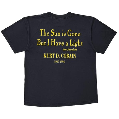 NIRVANA KURT COBAIN THE SUN IS GONE GIANT LARGE 7131