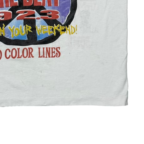 SUMMER JAM THE BEAT 92.3 WHITE FRUIT OF THE LOOM XL 6447