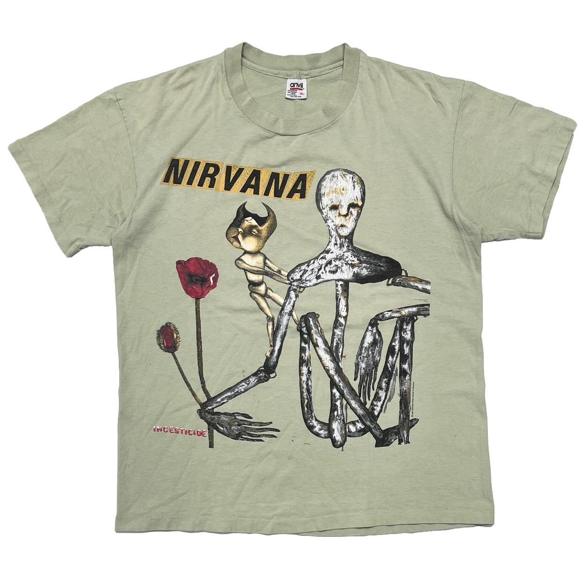 トップス NIRVANA INCESTICIDE GREEN ANVIL XL 7658 fit=scale-down,w=1200