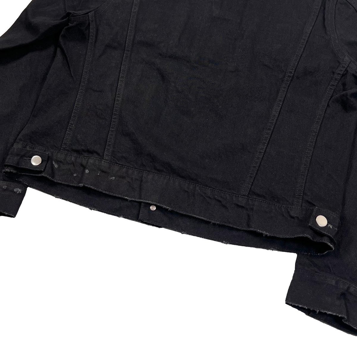 greatLAnd ORIGINAL LOGAN BLACK DENIM JACKET DES
