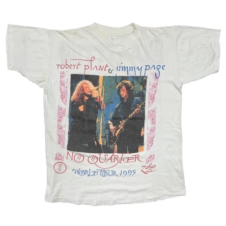 LED ZEPPELIN NO QUARTER WORLD TOUR 1995 WHITE LARGE 2070
