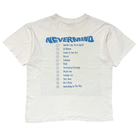 NIRVANA Y2K NEVERMIND WHITE ANVIL MEDIUM 3397