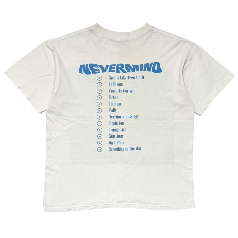 NIRVANA Y2K NEVERMIND WHITE ANVIL MEDIUM 3397 |