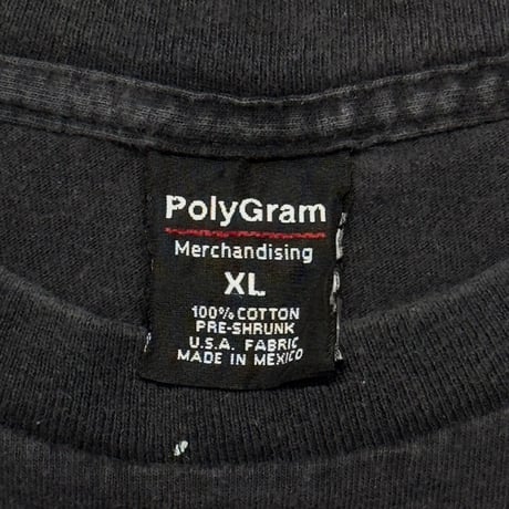WU-TANG CLAN BIG LOGO 1997 WU-WEAER INC POLYGRAM XL 6877