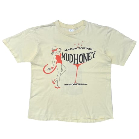 MUDHONEY MARCH TO FUZZ THE NOW SOUND BELTON PALE YELLOW LARGE 6462