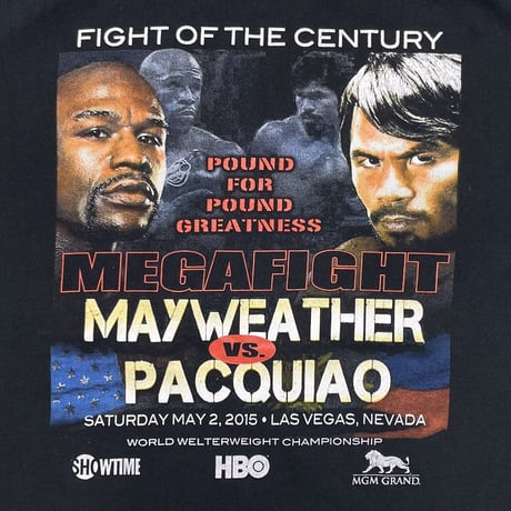MAYWEATHER vs PACQUIAO 2015 MEGAFIGHT GILDAN XL 3974