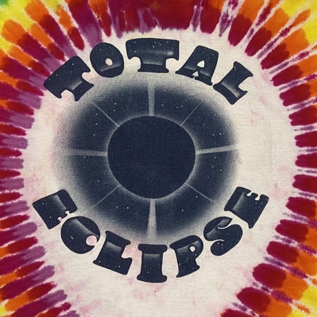 OLD VINTAGE 90S SMILE TIE DYE TOTAL ECLIPSE TEE STEDMAN XL STEDMAN BY HANES 8481