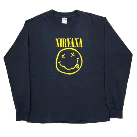 NIRVANA 2003 SMILE LS GILDAN MEDIUM 9685
