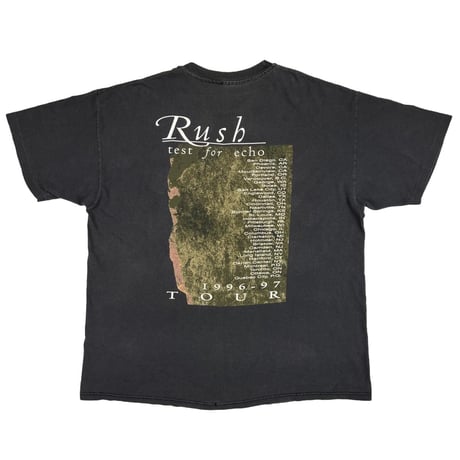 RUSH 1996-1997 TEST FOR ECHO TOUR BLACK FITS XL 2201