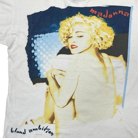 MADONNA BLOND AMBITION WORLD TOUR 1990 WHITE FITS LARGE 3827