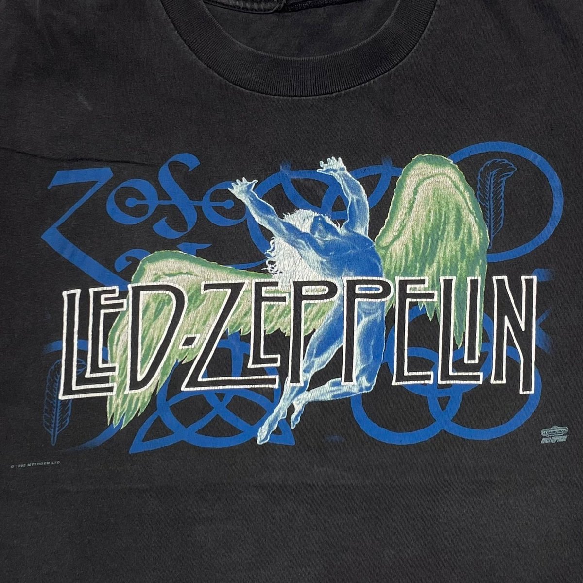 LED ZEPPELIN SWAN SONG RECORDS LOGO FITS XL 910