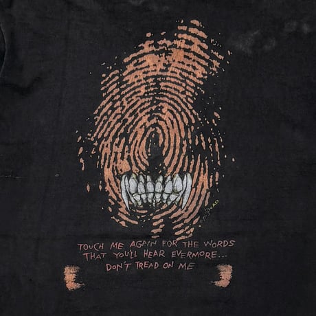 METALLICA PUSHEAD DON'T TREAD ON ME METALLICA TAG LARGE 7372