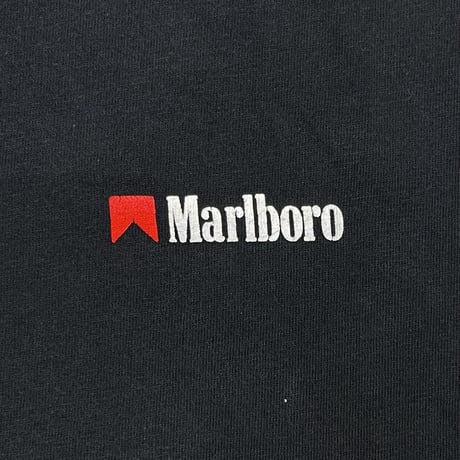 Marlboro COWBOY man RED SILHOUETTE TEE BLACK FITS MEDIUM 9983