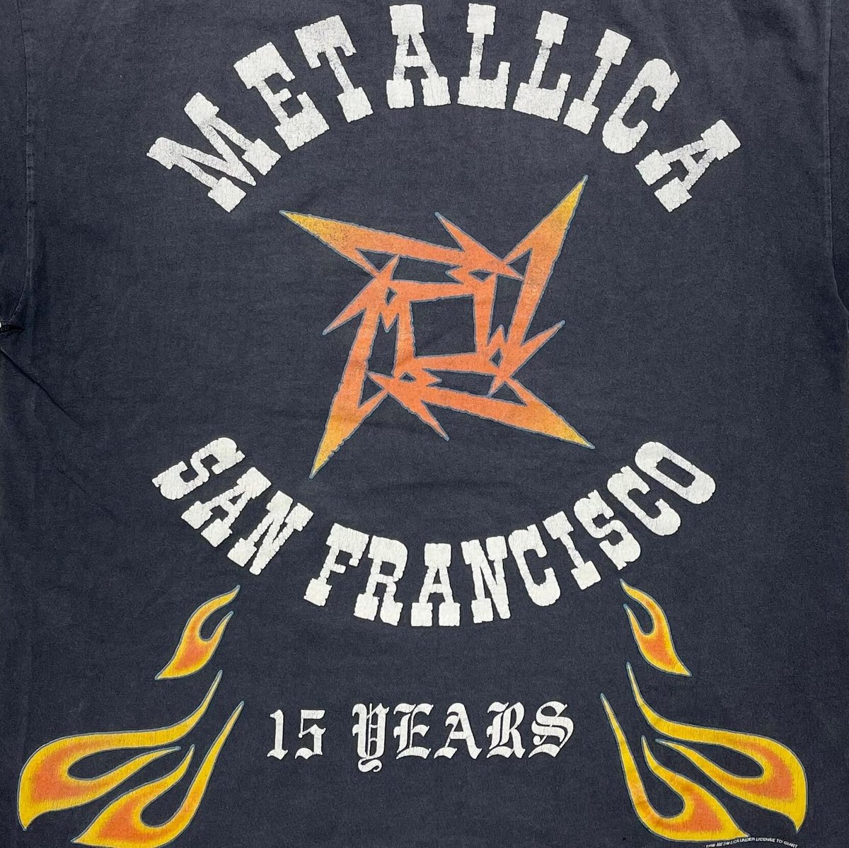 METALLICA SAN FRANCISCO 15 YEARS LS TEE GINAT X