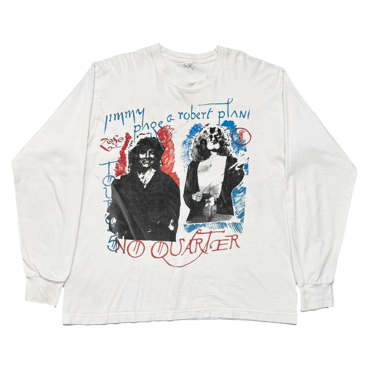 LED ZEPPELIN NO QUARTER LS WHITE XL 8677 | grea