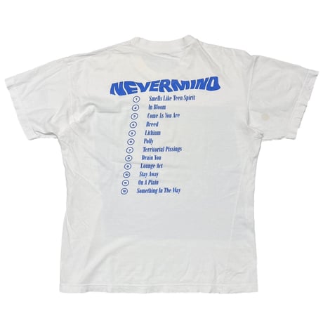 NIRVANA NEVERMIND WHITE ANVIL LARGE 8074