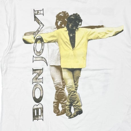 BON JOVI KEEP THE FAITH WHITE FITS XL 7263
