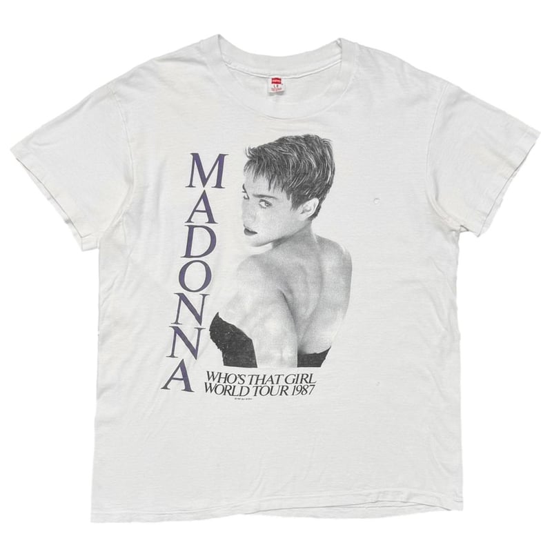 MADONNA WHO'S THAT GIRL WORLD TOUR 1987 WHITE H