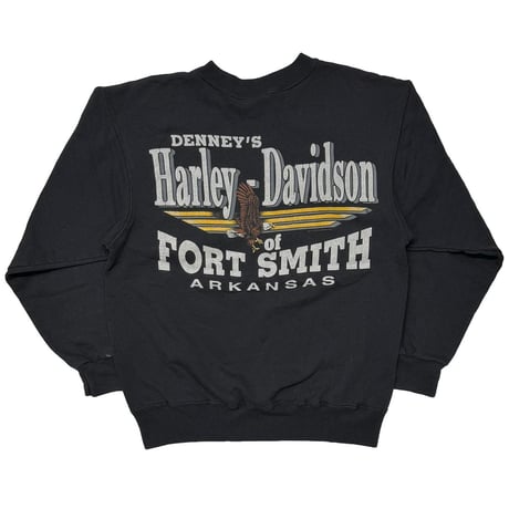 HARLEY DAVIDSON FLAMING TIGER UNTAMED CREWNECK SWEAT HANES MEDIUM 9875