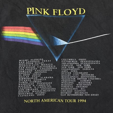 PINK FLOYD DARK SIDE OF THE MOON NORTH AMERICAN TOUR 1994 BROCKUM LARGE 1616