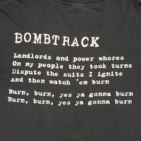 RAGE AGAINST THE MACHINE CHE GUEVARA BOMBTRACK LS EURO XL 5485