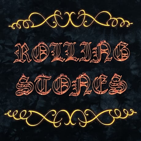 ROLLING STONES LIP & TONGUE FIRE FLAME TIE DYE ANVIL XL 9027