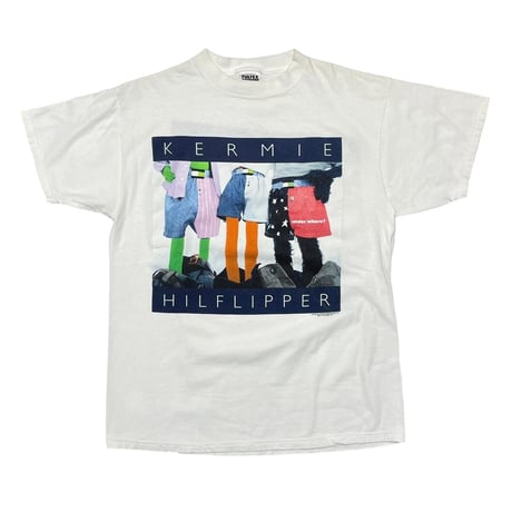 KERMIT KERMIE HILFLIPPER TOMMY HILFIGER LOGO PARODY TULTEX XL 5124