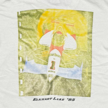 Marlboro TEAM PENSKE ELKHART LAKE '95 POCKET TEE WHITE XL 1857