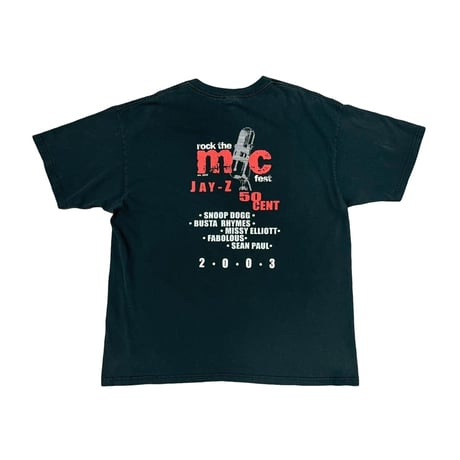JAY-Z 50CENT ROCK THE MIC FEST 2003 ANVIL XL 1079
