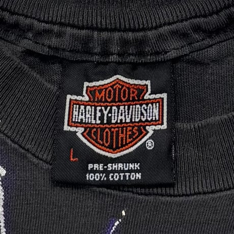 HARLEY DAVIDSON THUNDER & LIGHTNING BLACK LARGE 7464