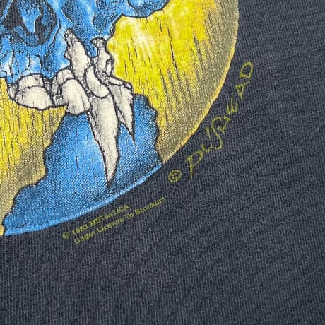 METALLICA PUSHEAD EAGLE EARTH HOODED LS BROCKUM LARGE 4038