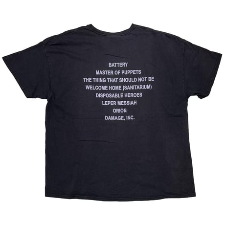 METALLICA MASTER OF PUPPETS 2007 HANES XXL 8578