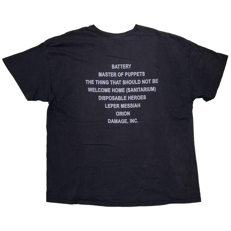 METALLICA MASTER OF PUPPETS 2007 HANES XXL 8578