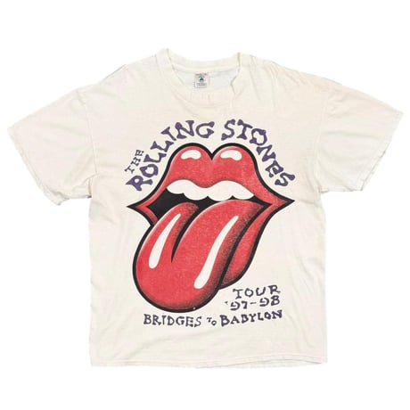 THE ROLLING STONES BRIDGES TO BABYLON TIOUR 97-98 WHITE DELTA XL 0762