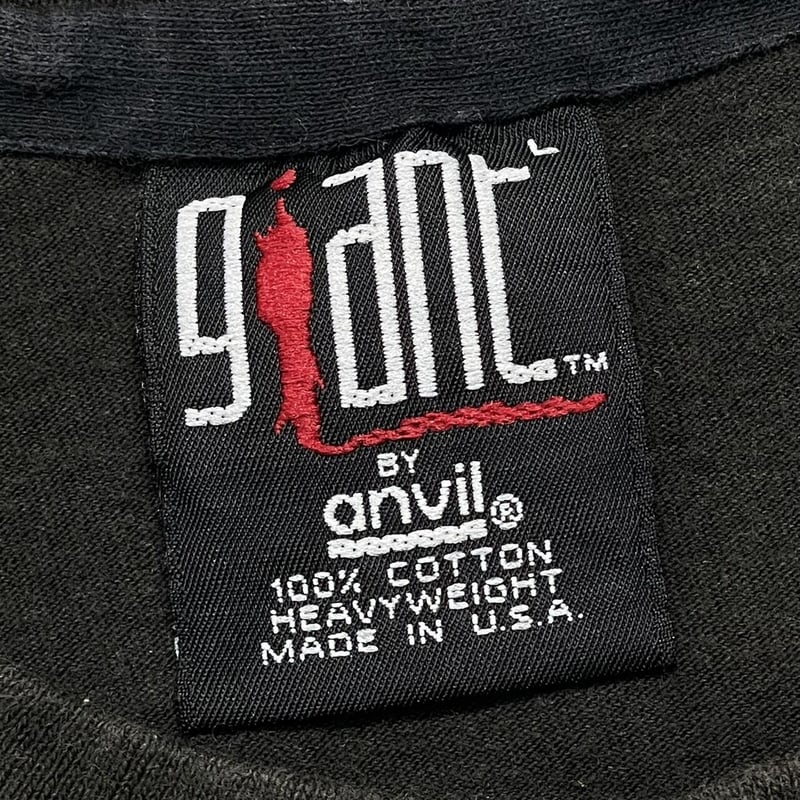 【※入手困難】giant by anvil★ビンテージ バンドTシャツ USA製 激安メンズ - 【※入手困難】giant by anvil☆ビンテージ バンドT