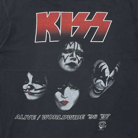 KISS ALIVE WORLDWIDE 96' 97' 4 FACE CRONIES XL 7720