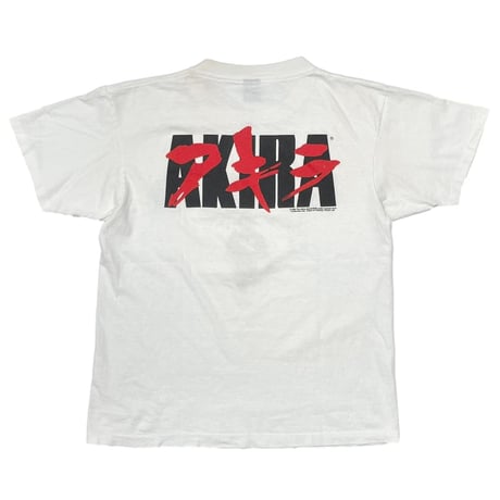 AKIRA 1988 KANEDA BIKE TEE WHITE FASHION VICTIM LARGE 1765