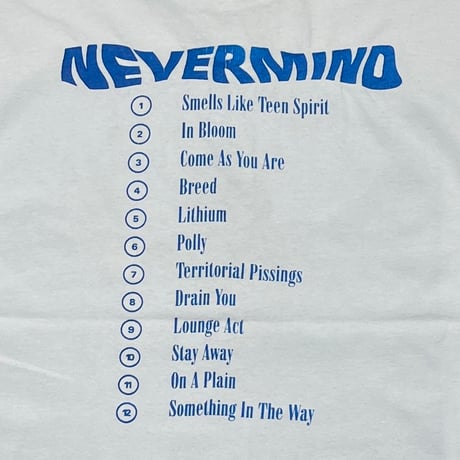 NIRVANA NEVERMIND STEDMAN BY HANES LARGE 7342